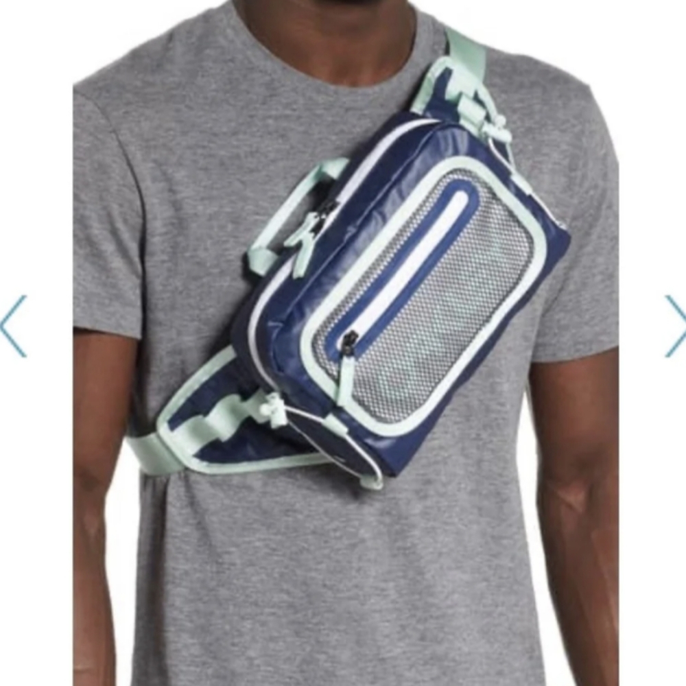 Oakley 90s Retro Belt Bag Navy Pistachio White